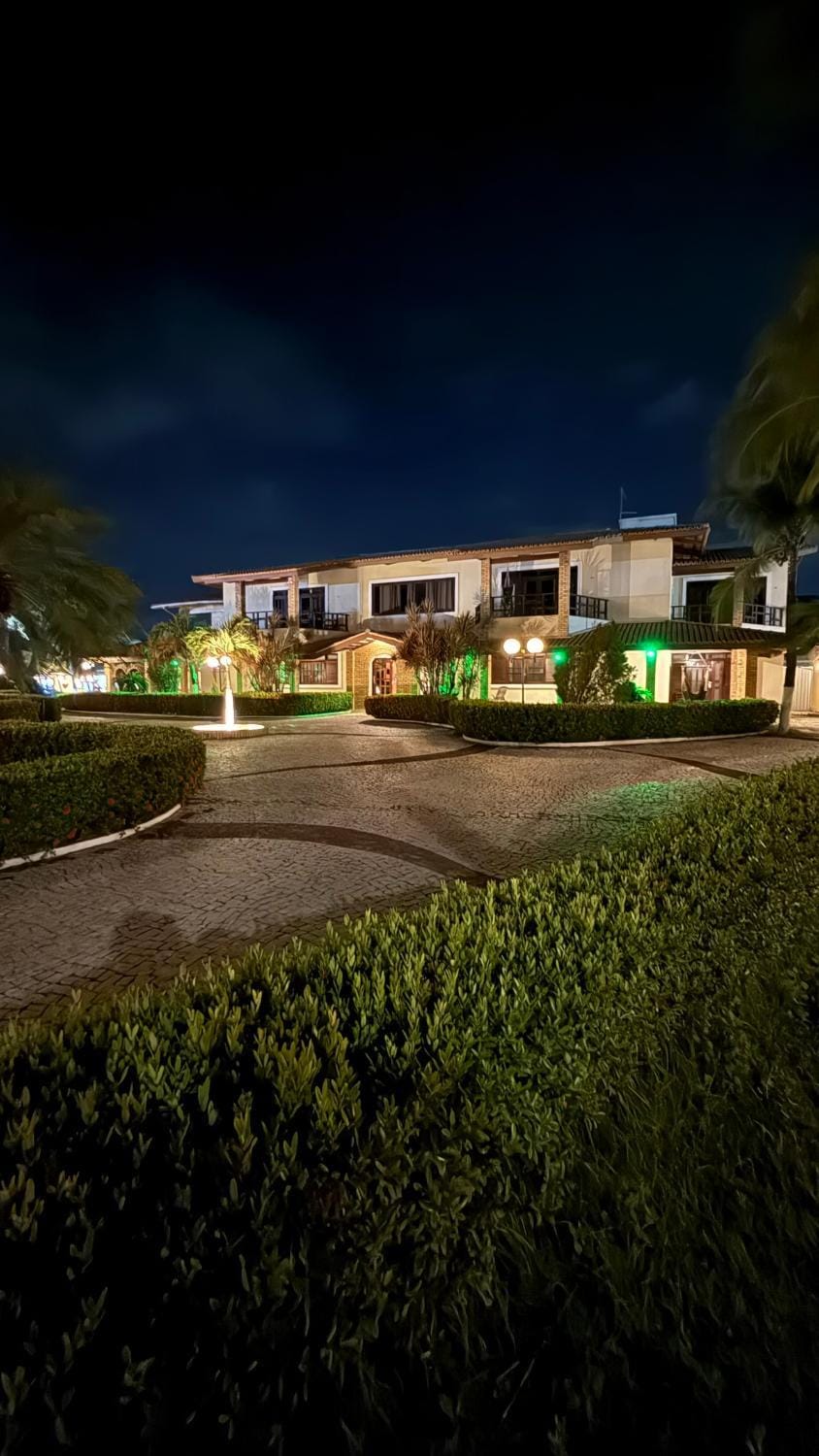 Property building, Off site, Night, Garden, Garden view