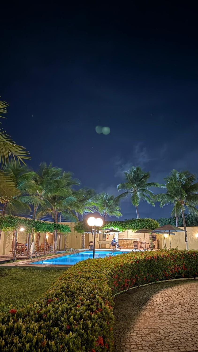 Night, Bird's eye view, Garden, Garden view, Pool view, Swimming pool
