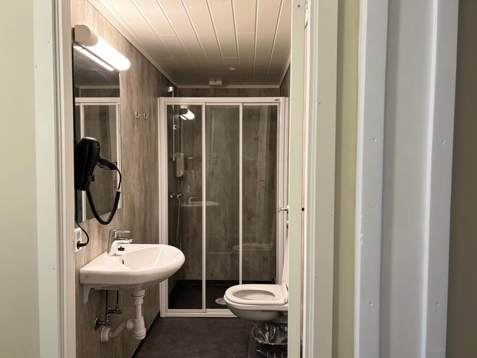 Shower, Toilet, Bathroom, hair dryier