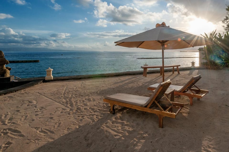 Natural landscape, Beach, Sea view, sunbed