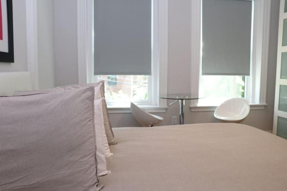 Bed, View (from property/room), Seating area, Bedroom