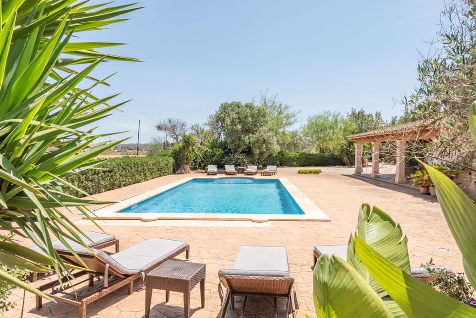 Property building, Living room, Swimming pool