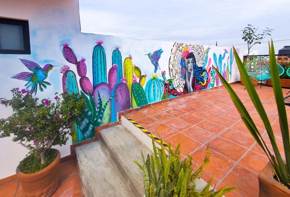 Property building, Patio, Spring, Day, Garden, Balcony/Terrace, Inner courtyard view