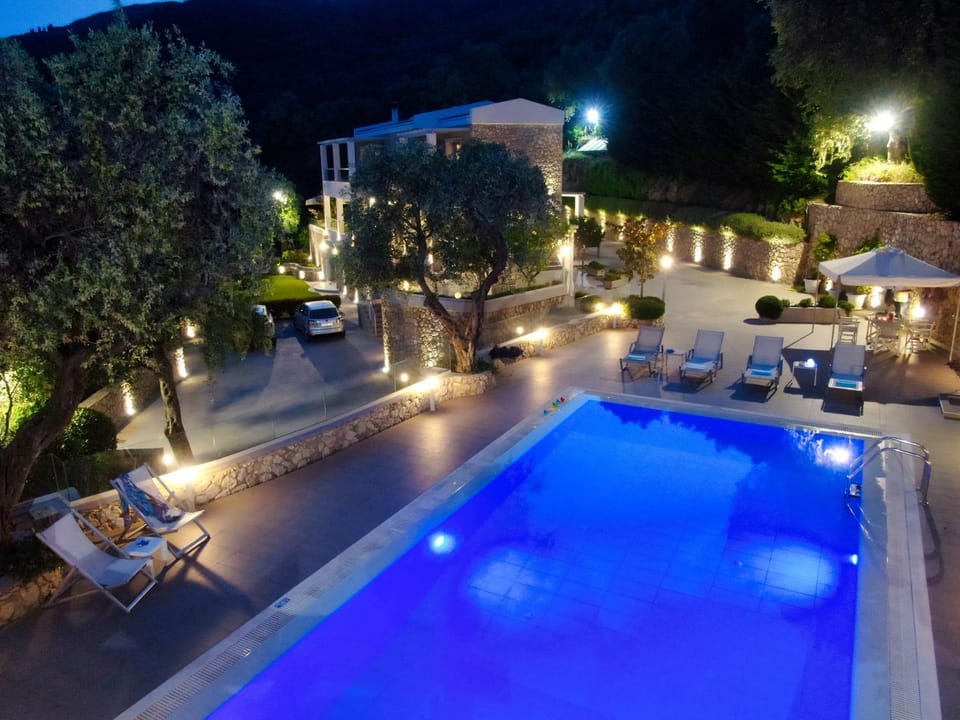 Property building, Natural landscape, Swimming pool