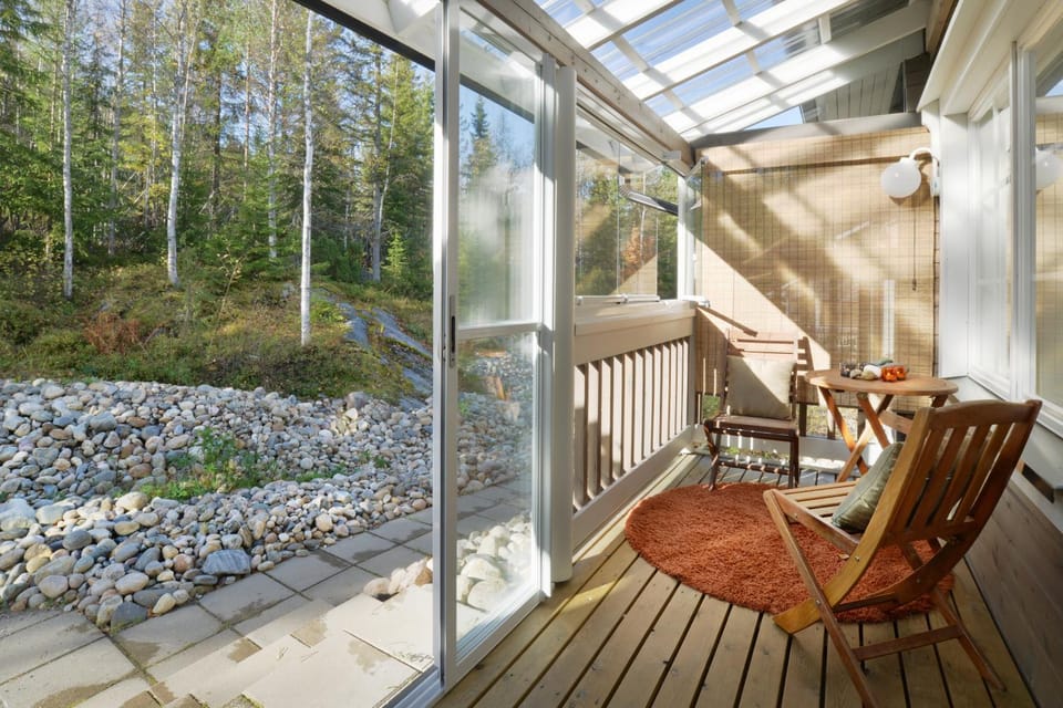 Patio, Balcony/Terrace, Seating area, Garden view