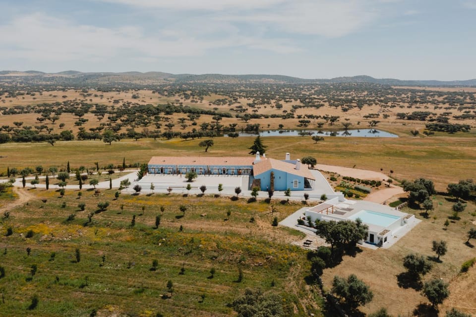 Property building, Natural landscape, Bird's eye view, Swimming pool