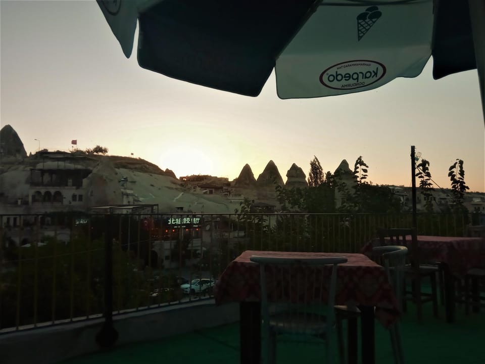 Patio, Balcony/Terrace, Seating area, Sunset