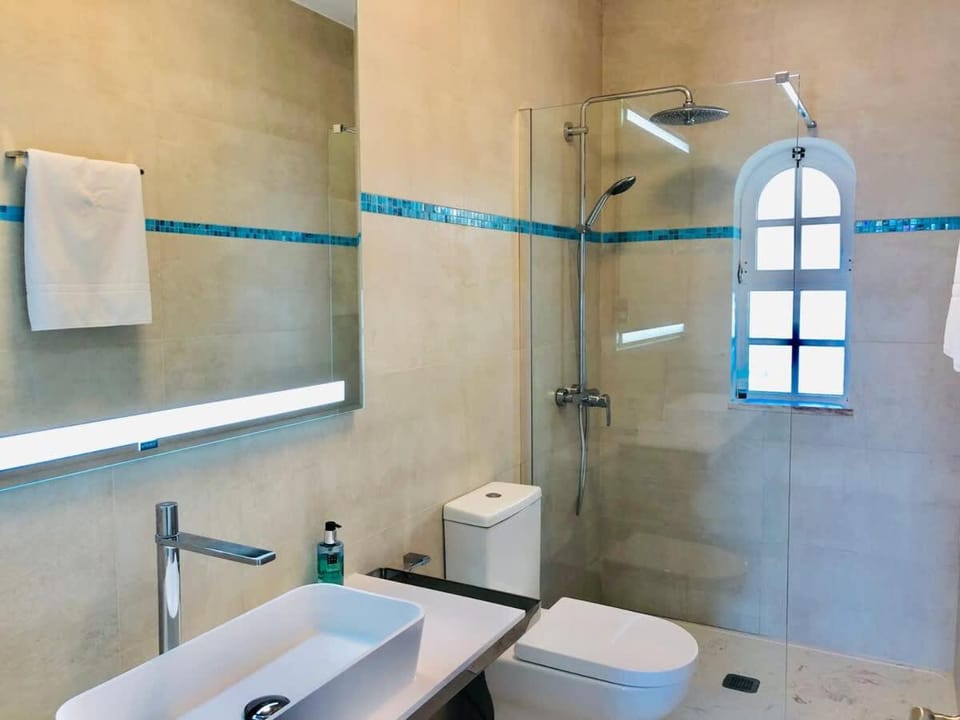 Shower, Toilet, Bathroom, towels