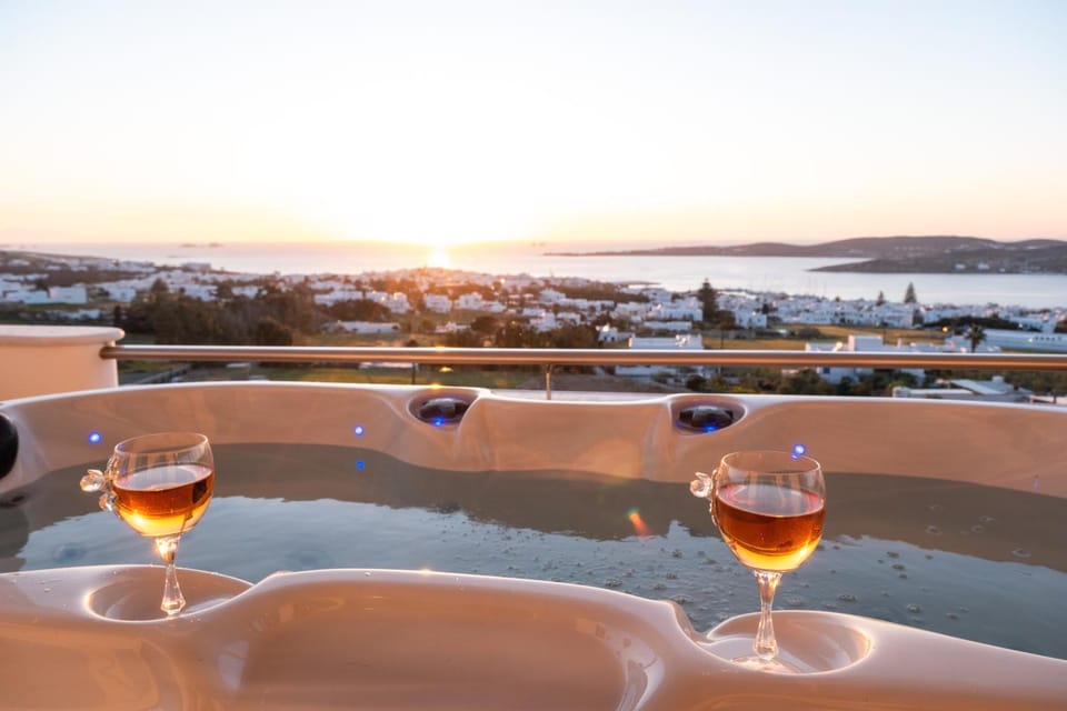 Natural landscape, Balcony/Terrace, Sunset