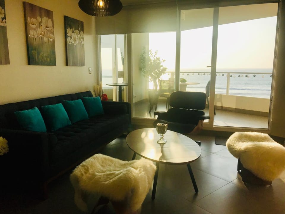 Natural landscape, Living room, Seating area, Sea view