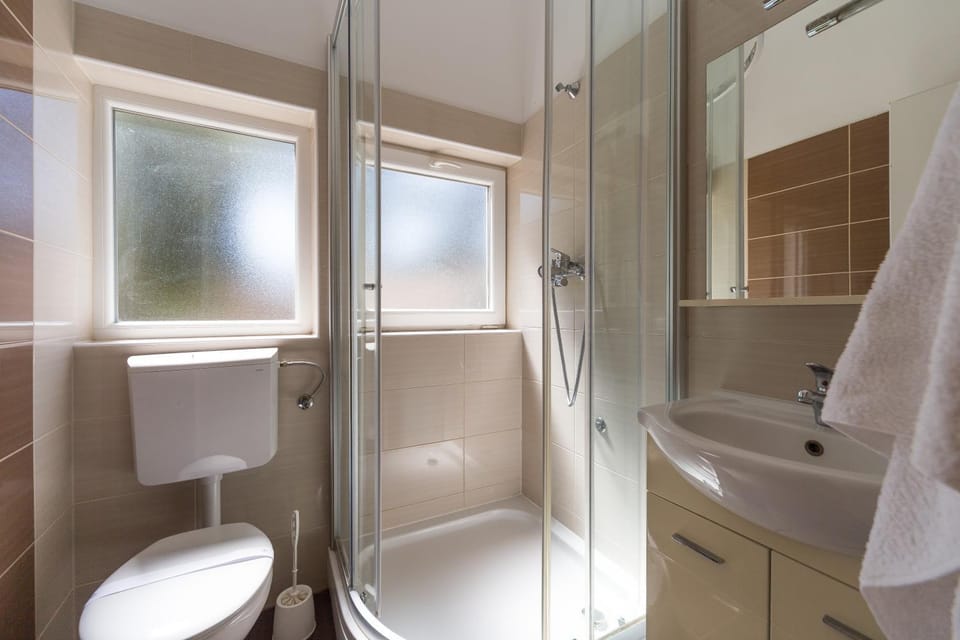 Shower, Toilet, Bathroom, towels