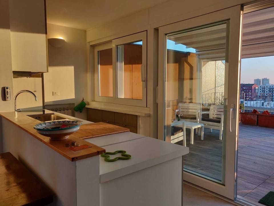 Exclusive rooftop apartment with large terrace in Solari/Tortona Apartment in Milan
