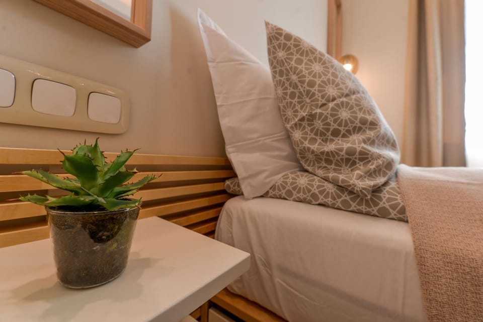Bed, Decorative detail, Bedroom