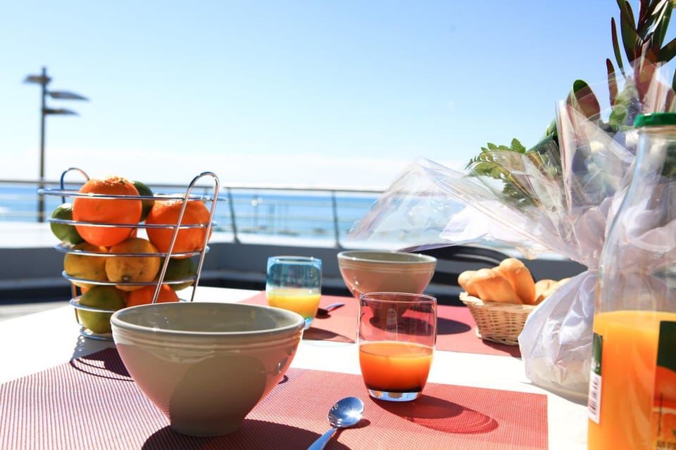 Patio, Sea view, Continental breakfast