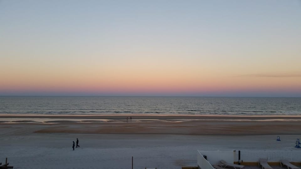 Natural landscape, Beach, Sunset