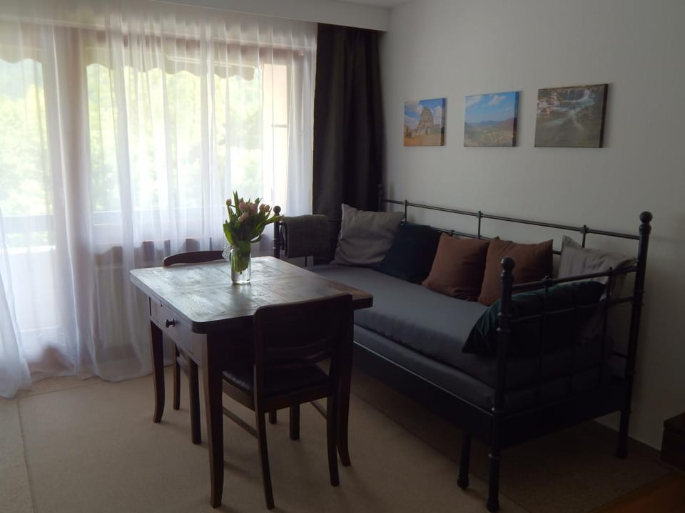 Living room, Seating area, Dining area