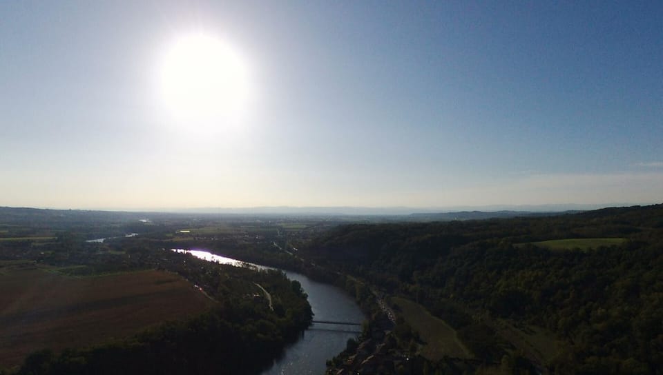Natural landscape, Bird's eye view, Sunset