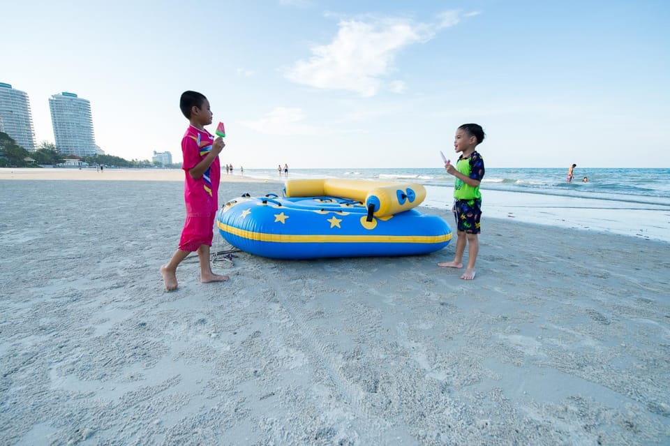 Beach, children