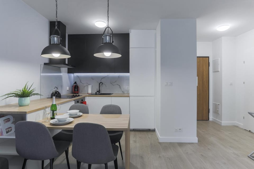 Apartament Gdańsk blisko Starego Miasta z widokiem na Marine Apartment in Gdansk