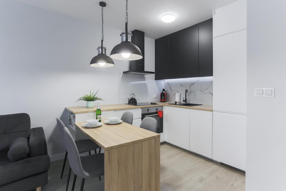 Apartament Gdańsk blisko Starego Miasta z widokiem na Marine Apartment in Gdansk