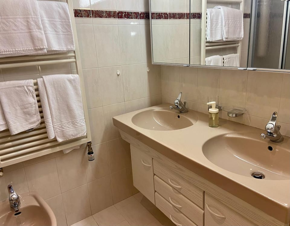 Shower, Bathroom, bidet, towels