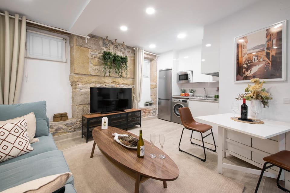 Kitchen or kitchenette, Living room