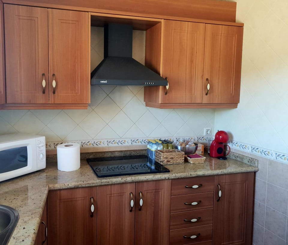 Coffee/tea facilities, Kitchen or kitchenette, minibar, stove