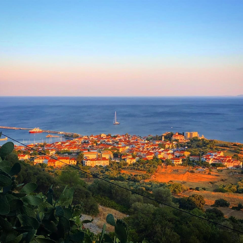 Natural landscape, Bird's eye view, Sunset