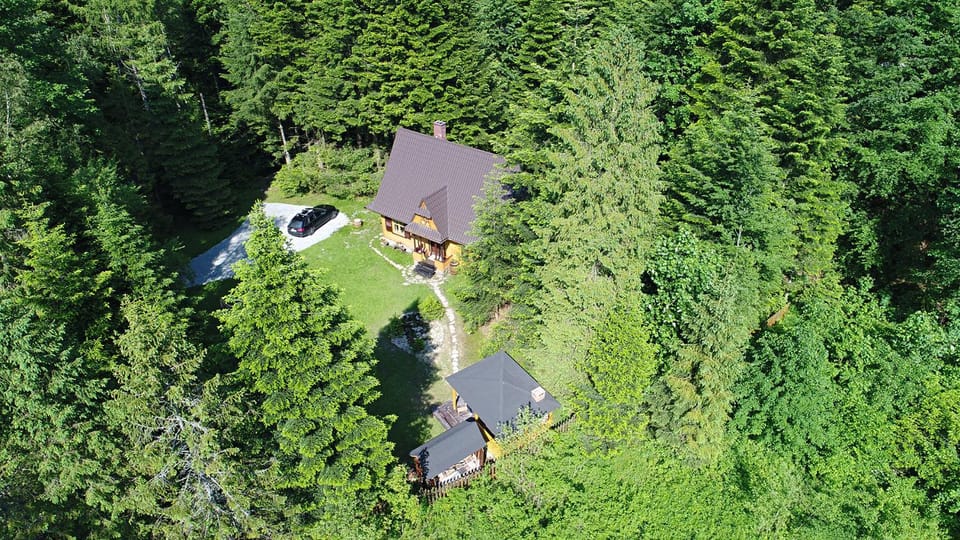 DOM NAD POTOKIEM Chalet in Lesser Poland Voivodeship