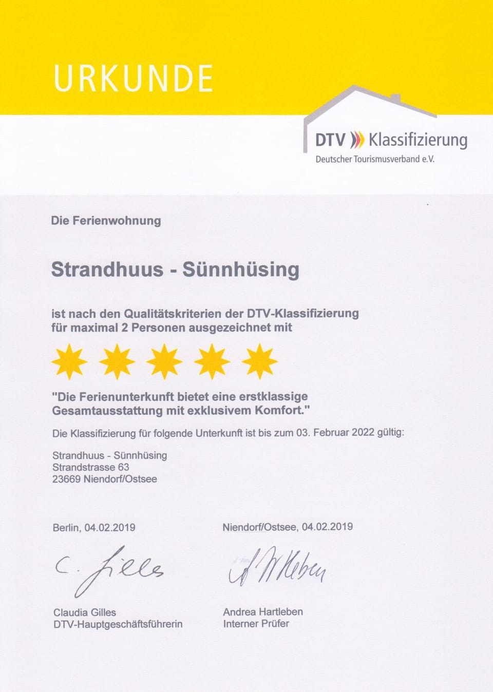 Certificate/Award
