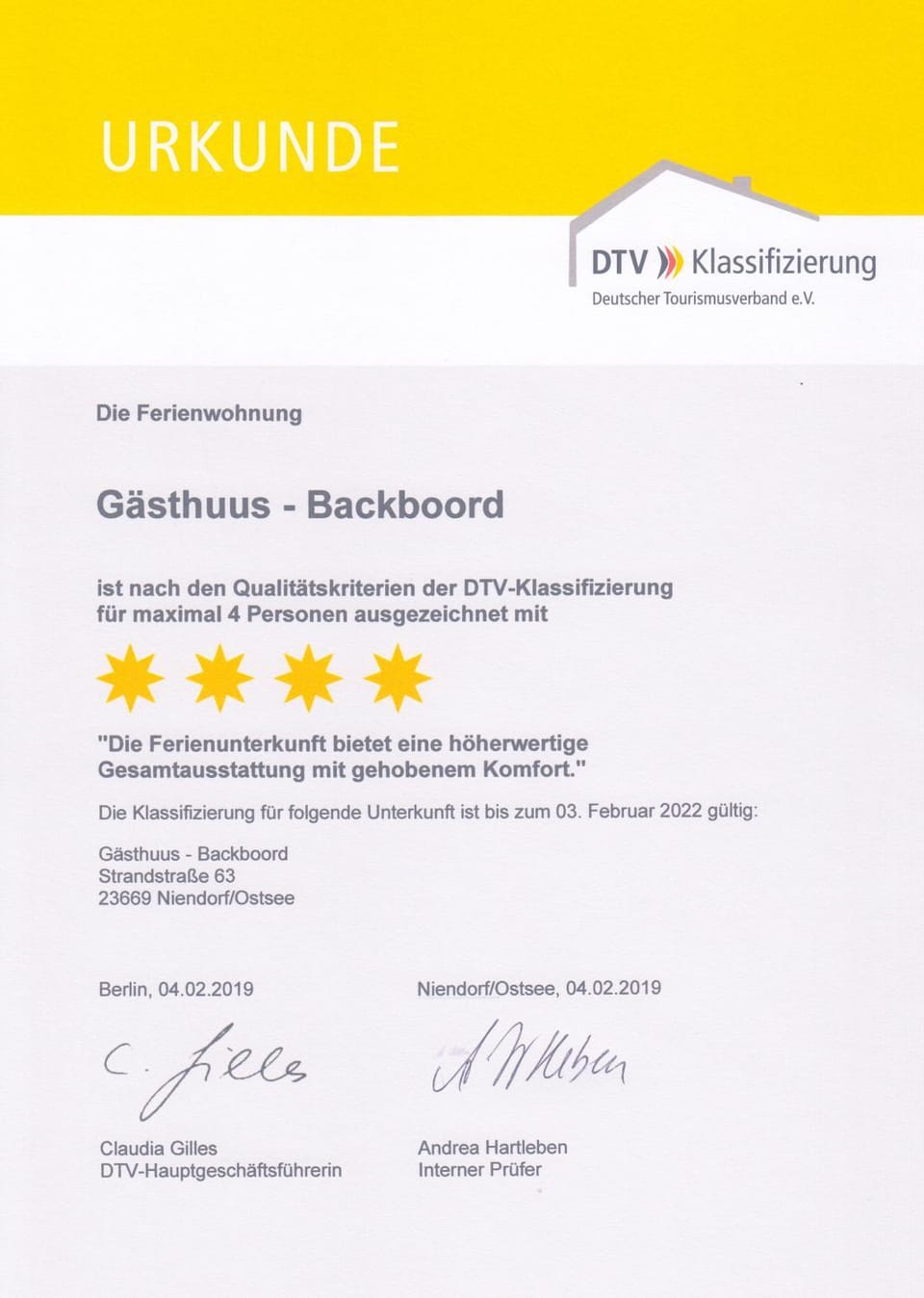 Certificate/Award