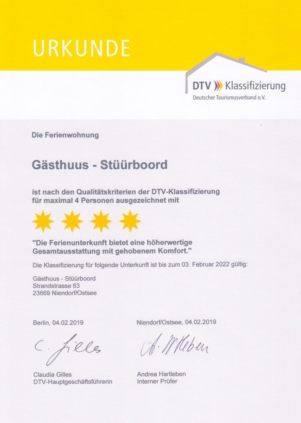 Certificate/Award