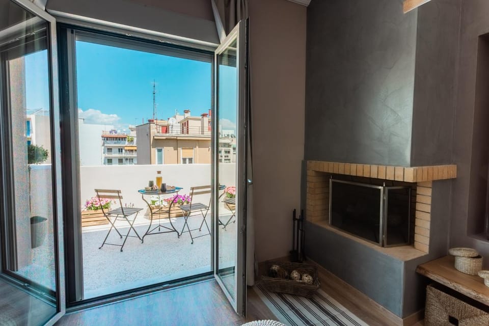 Balcony/Terrace, Living room, City view
