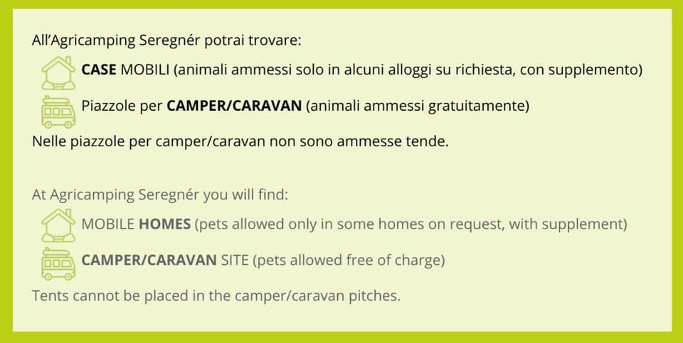 Seregnér Agricamping & Homes - Adults Only 18 Campground/ 
RV Resort in Province of Brescia