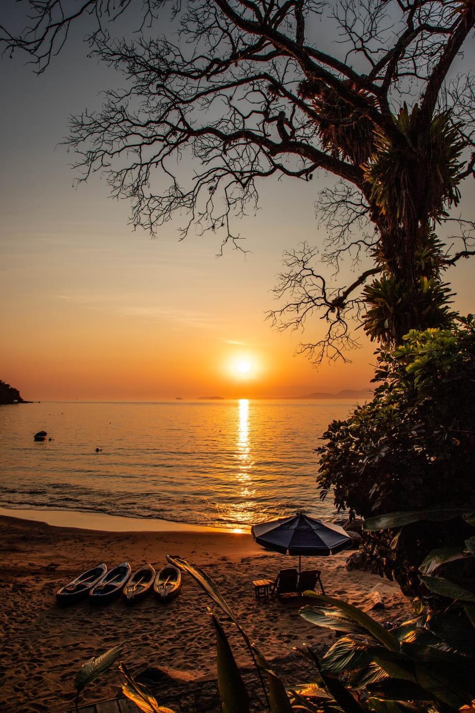 Sea view, Sunset