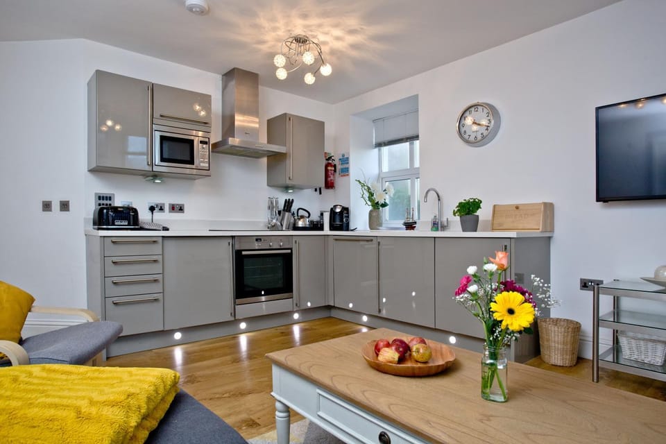 TV and multimedia, Coffee/tea facilities, Living room, oven, pet friendly, stove, toaster, kitchen