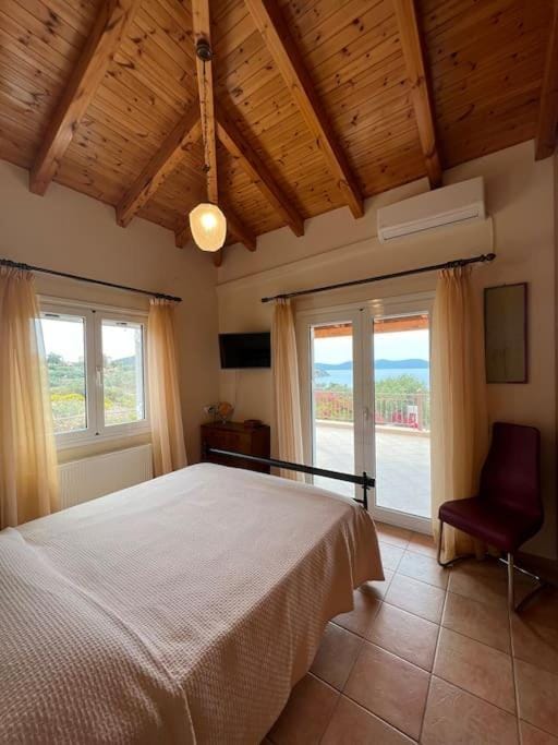 Bed, Natural landscape, TV and multimedia, Photo of the whole room, Bedroom