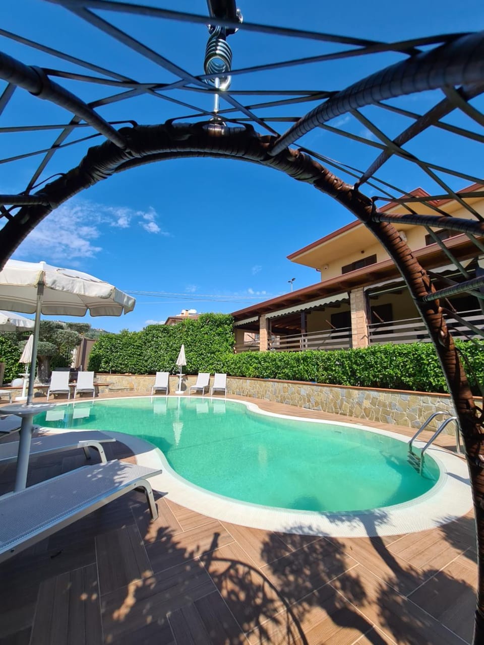 Day, Pool view, sunbed