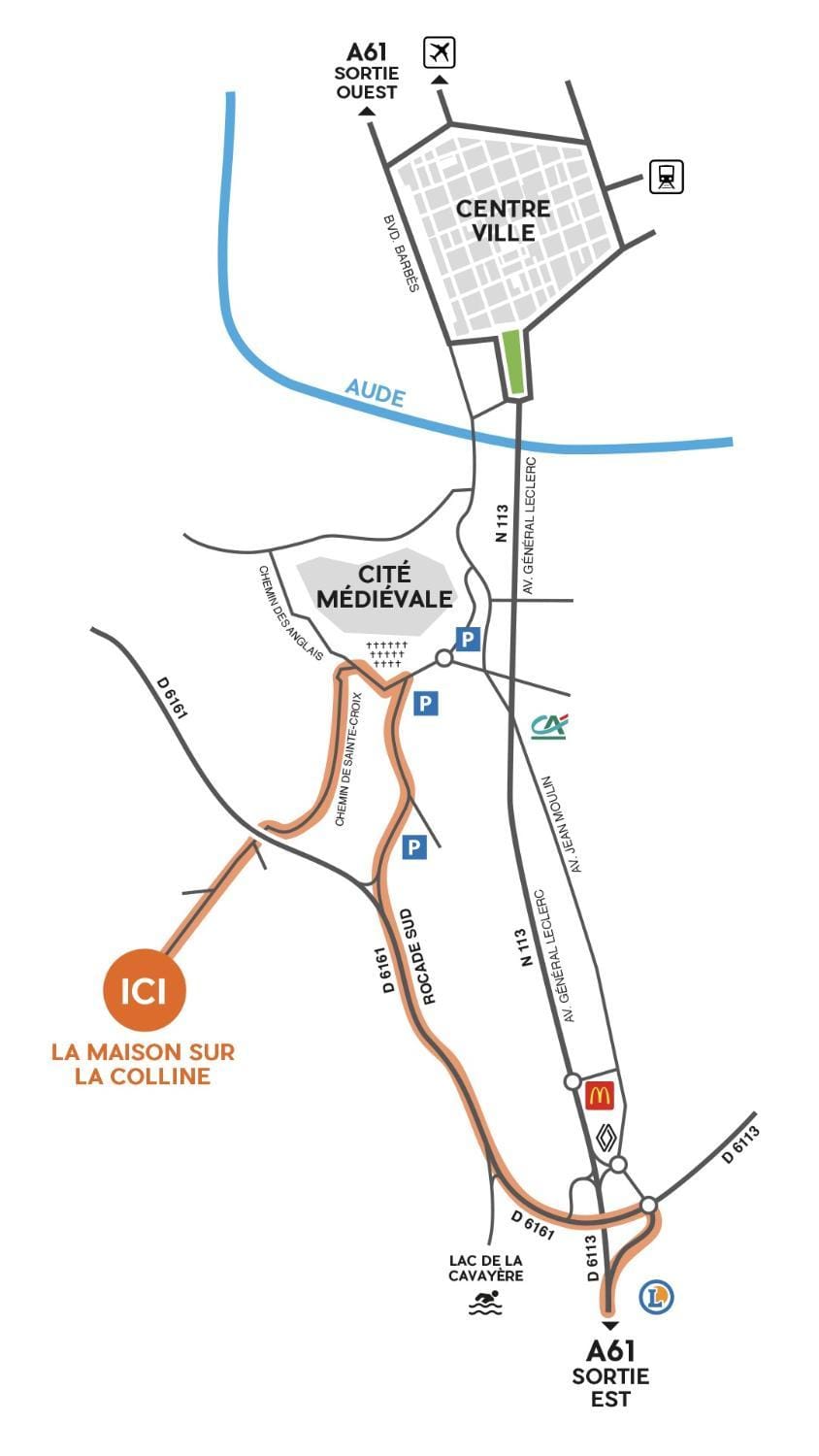 La Maison sur la Colline Bed and Breakfast in Carcassonne