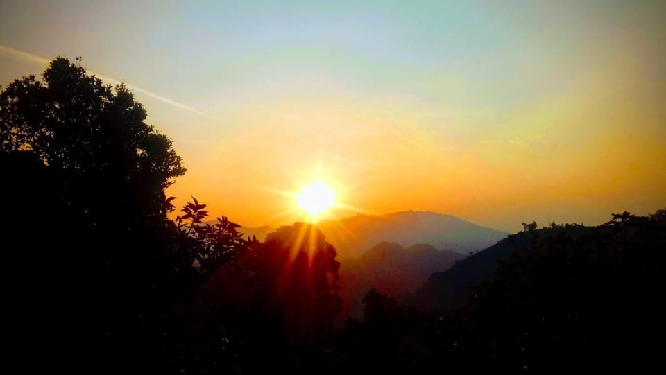 Natural landscape, Mountain view, Sunrise