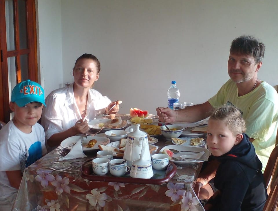 Food, group of guests