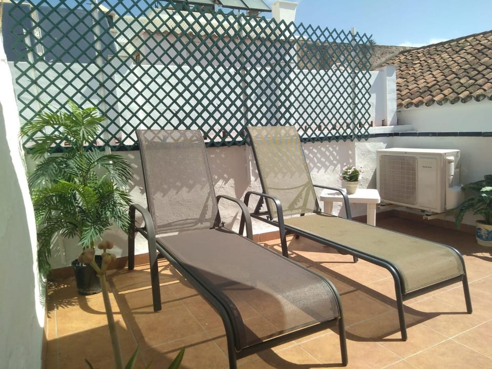 Balcony/Terrace, sunbed