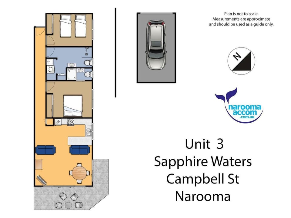 Sapphire Waters Unit 3 Apartment hotel in Narooma
