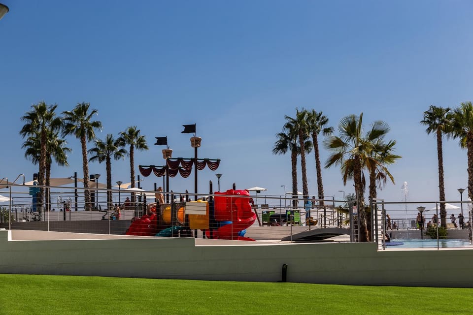 Day, Children play ground, Pool view, Swimming pool