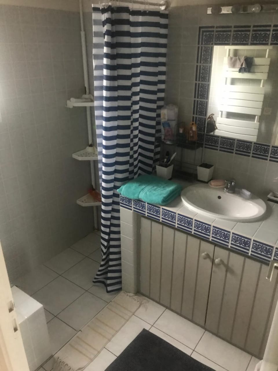 Bathroom, Living room
