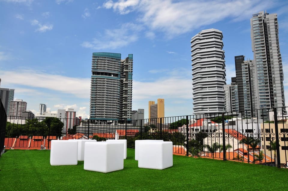 Patio, Bird's eye view, Balcony/Terrace, City view, Landmark view