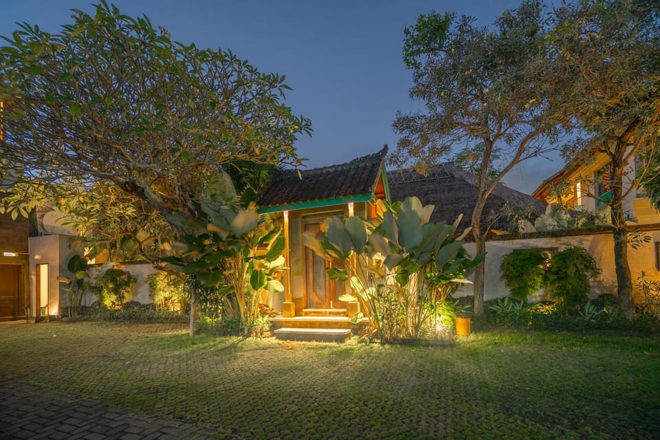 Property building, Garden view