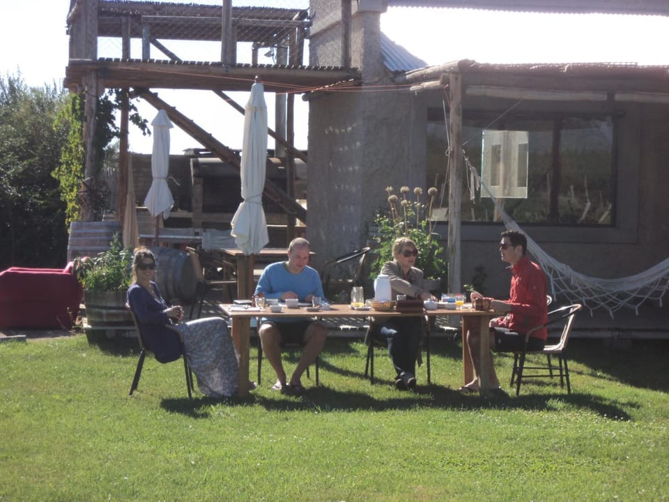 Day, Dining area, Garden view, group of guests