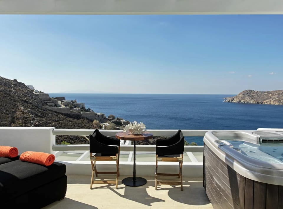 Hot Tub, Balcony/Terrace, Sea view