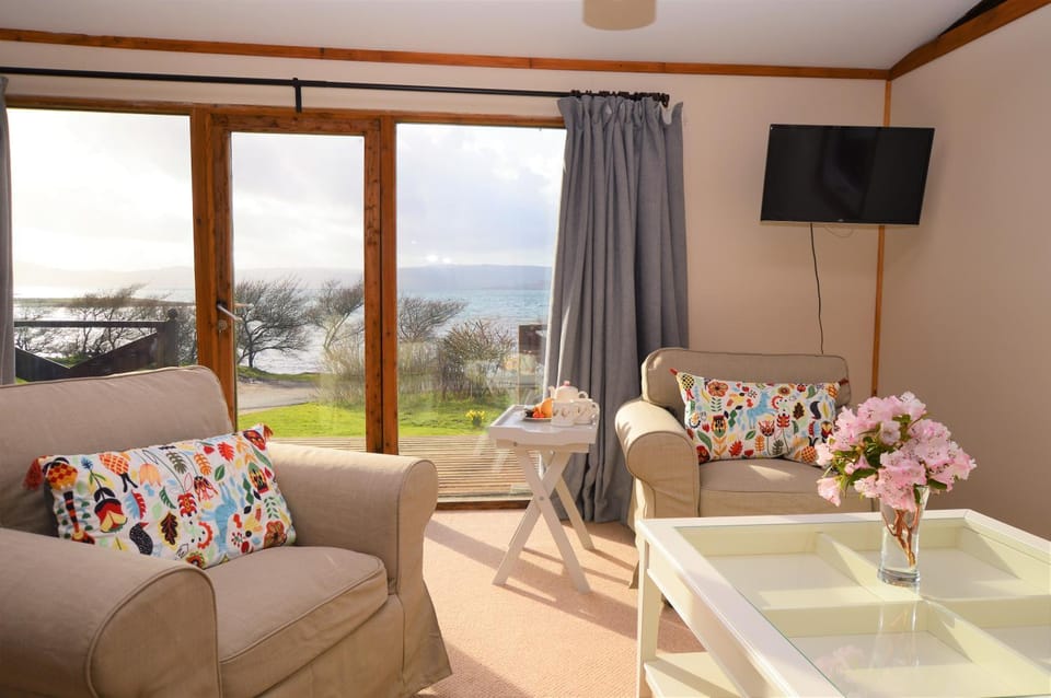Living room, Seating area, Sea view